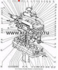 Гайка колпака ГБЦ Д-240