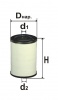 ЯМЗ,К-701 Фильтр топливный синтетика ДИФА 201-1117040